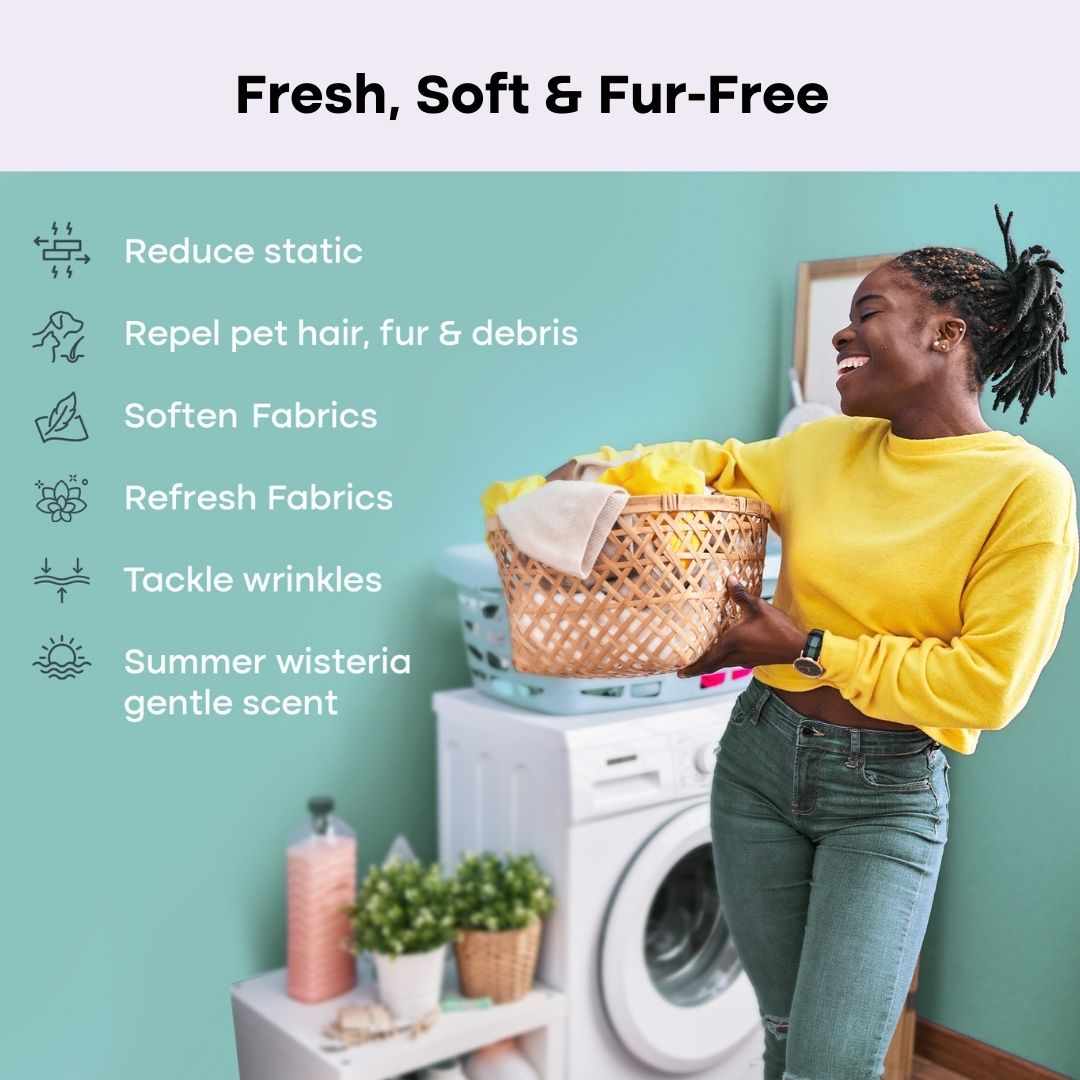 Uproot Dryer Sheets for Pet Owners - Summer Wisteria
