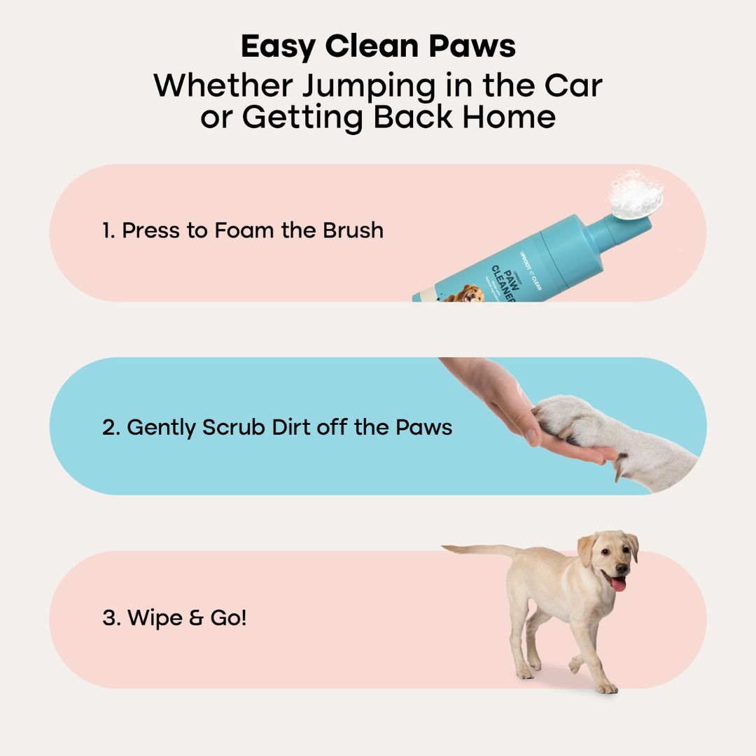 Uproot Paw Cleaner - Rinse-Free Foam Cleanser (150 Uses)