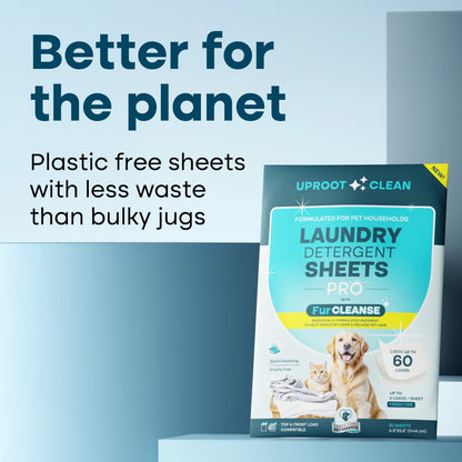 Uproot Clean Laundry Detergent Sheets