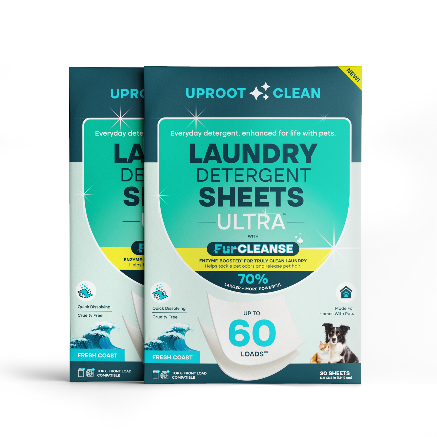 Uproot Clean Laundry Detergent Sheets