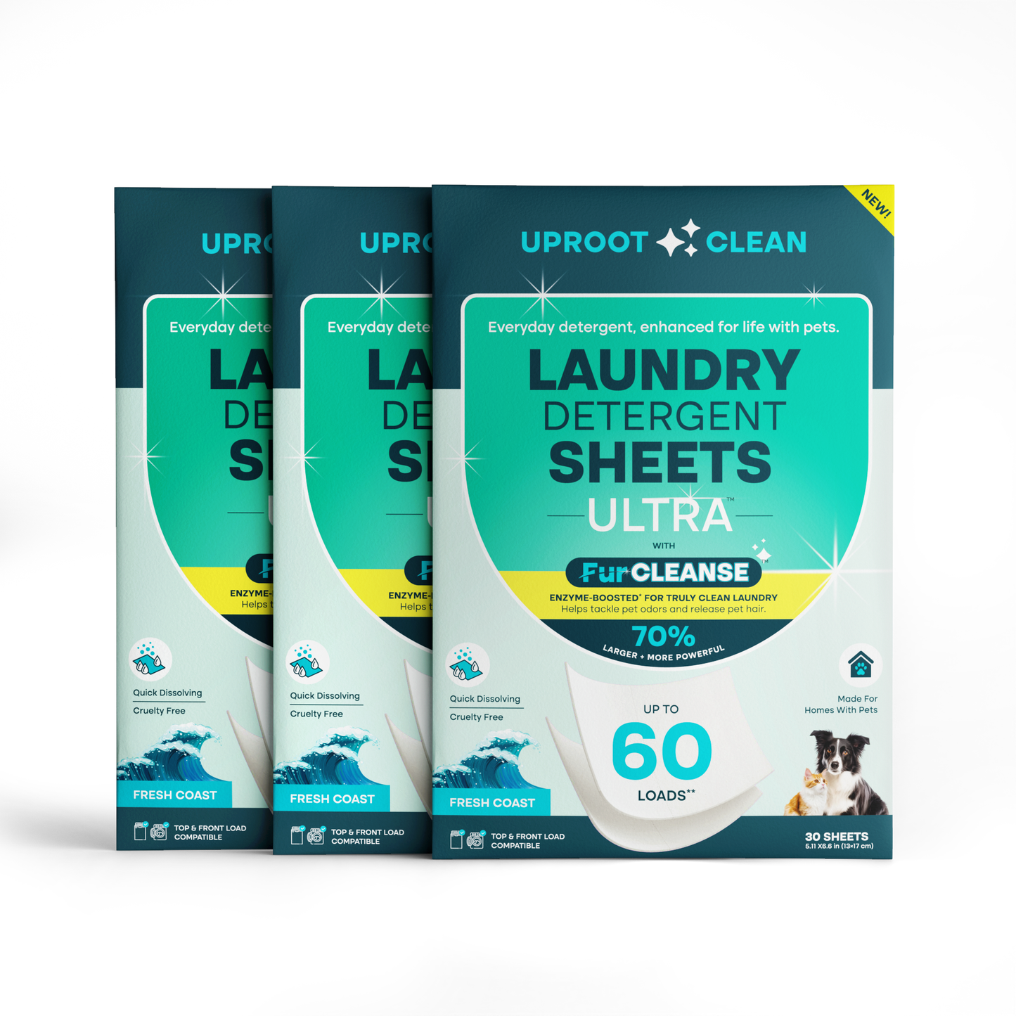 Uproot Clean Laundry Detergent Sheets