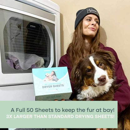 Uproot Pet Hair Reducing Dryer Sheets